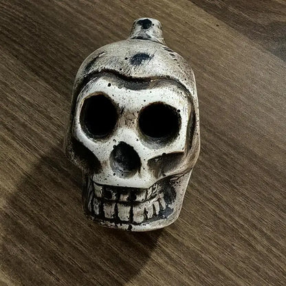 Aztec Death Whistle Loud Spooky Human-Like Screams Battle Whistle Outdoor Camping Emergency Whistle Skull Thunder Echoes