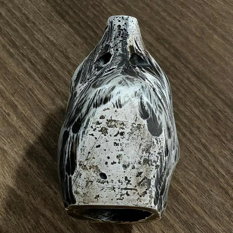 Aztec Death Whistle Loud Spooky Human-Like Screams Battle Whistle Outdoor Camping Emergency Whistle Skull Thunder Echoes