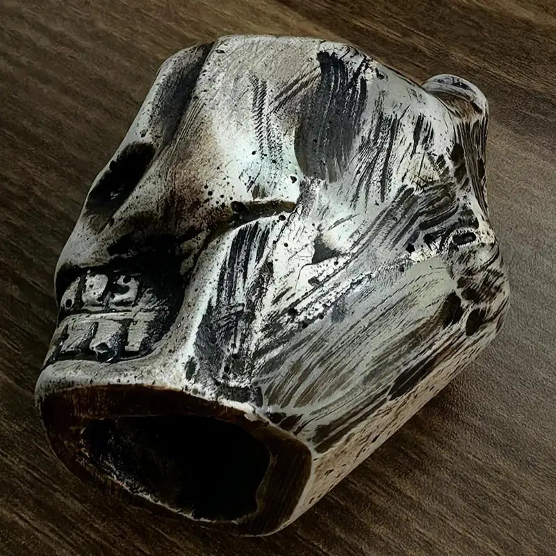 Aztec Death Whistle Loud Spooky Human-Like Screams Battle Whistle Outdoor Camping Emergency Whistle Skull Thunder Echoes